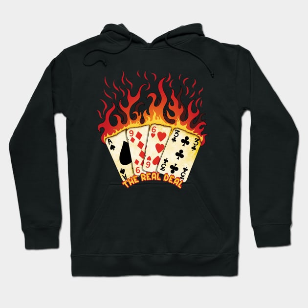 Born in 1963 - Birthday Burning Cards Hoodie by TMBTM